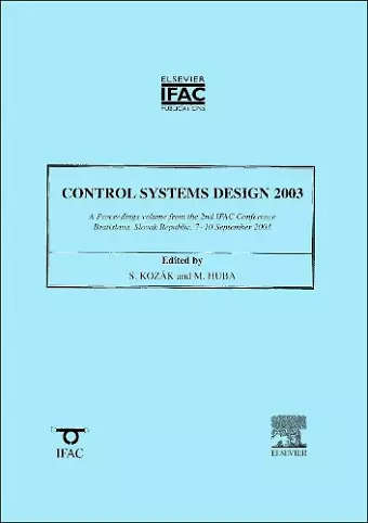 Control Systems Design 2003 cover