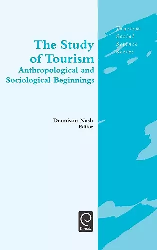 The Study of Tourism cover