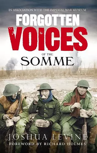 Forgotten Voices of the Somme cover