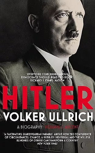 Hitler: Volume I cover