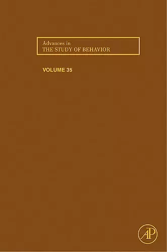 Advances in the Study of Behavior cover