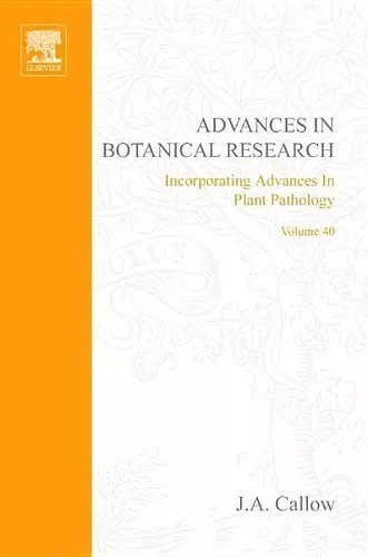 Advances in Botanical Research cover