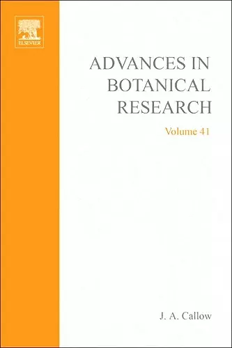 Advances in Botanical Research cover