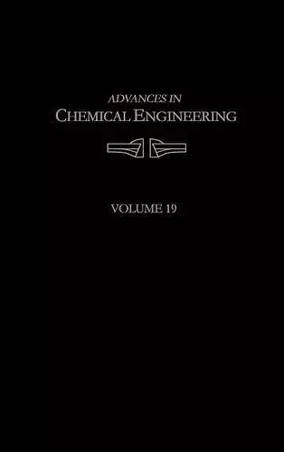 Advances in Chemical Engineering cover