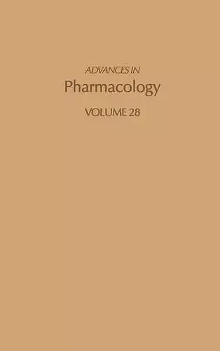 Advances in Pharmacology cover