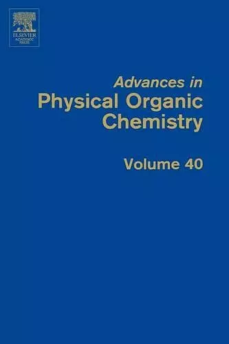 Advances in Physical Organic Chemistry cover