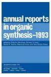 Annual Reports in Organic Synthesis 1993 cover