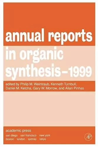 Annual Reports in Organic Synthesis 1999 cover