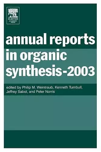 Annual Reports in Organic Synthesis (2003) cover