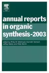 Annual Reports in Organic Synthesis (2003) cover