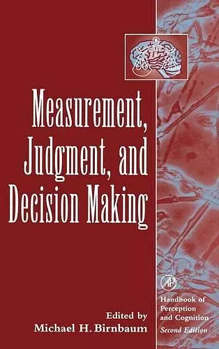 Measurement, Judgment, and Decision Making cover