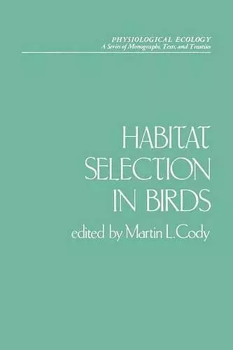 Habitat Selection in Birds cover