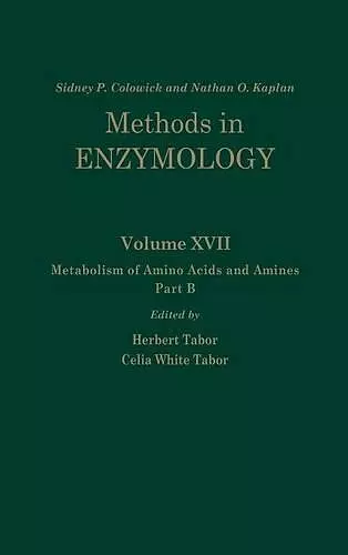 Metabolism of Amino Acids and Amines cover