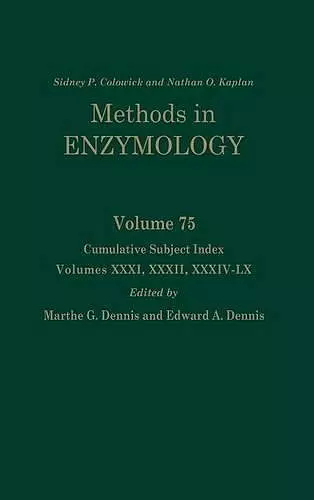 Cumulative Subject Index, Volumes 31, 32 and 34-60 cover