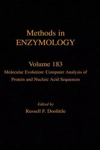 Molecular Evolution: Computer Analysis of Protein and Nucleic Acid Sequences cover