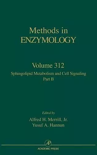 Sphingolipid Metabolism and Cell Signaling, Part B cover