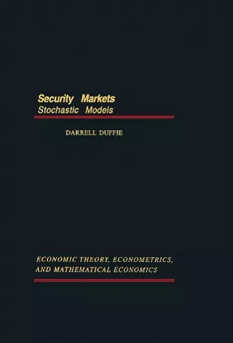 Security Markets cover