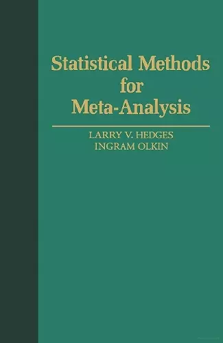 Statistical Methods for Meta-Analysis cover