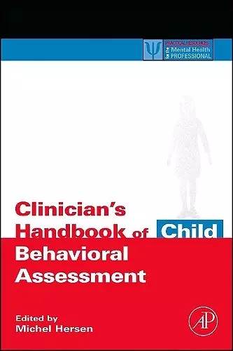 Clinician's Handbook of Child Behavioral Assessment cover