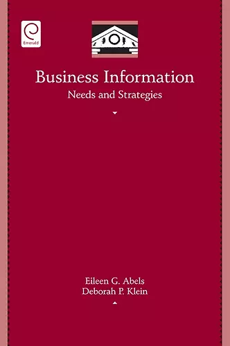 Business Information Needs and Strategies cover