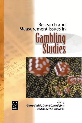 Research and Measurement Issues in Gambling Studies cover