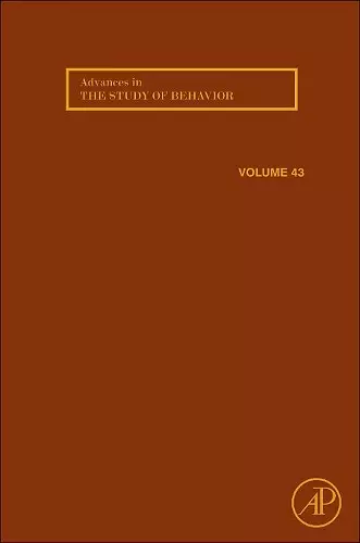 Advances in the Study of Behavior cover