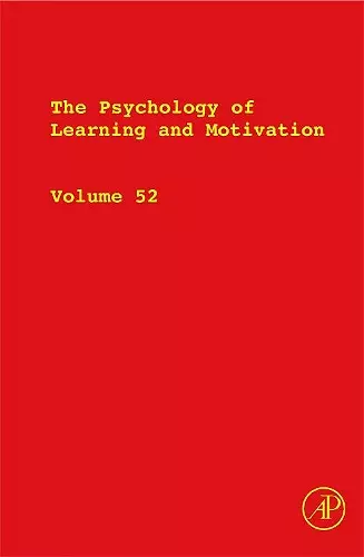 The Psychology of Learning and Motivation cover