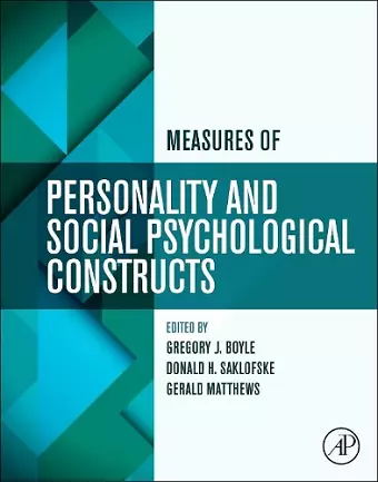 Measures of Personality and Social Psychological Constructs cover