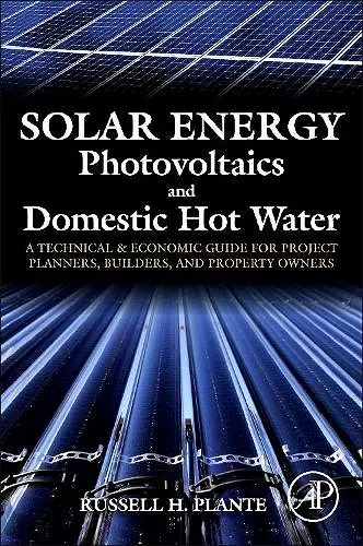 Solar Energy, Photovoltaics, and Domestic Hot Water cover