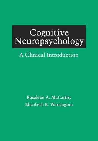 Cognitive Neuropsychology cover