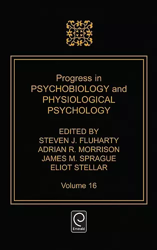 Progress in Psychobiology and Physiological Psychology cover