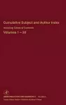 Cumulative Subject and Author Index Including Tables of Contents, Volumes 1-50 cover