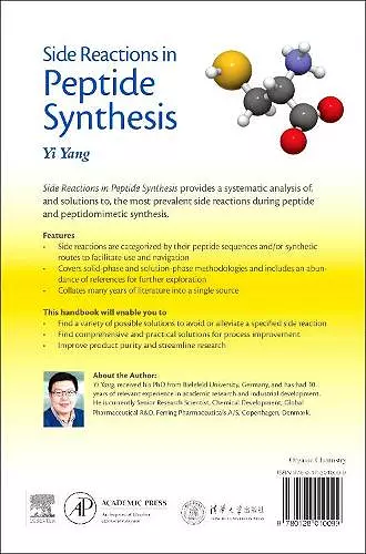 Side Reactions in Peptide Synthesis cover