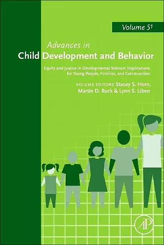 Equity and Justice in Developmental Science: Implications for Young People, Families, and Communities cover