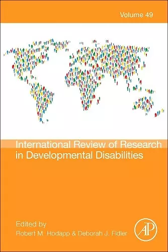 International Review of Research in Developmental Disabilities cover