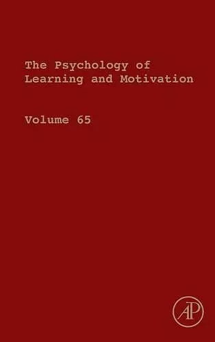 Psychology of Learning and Motivation cover