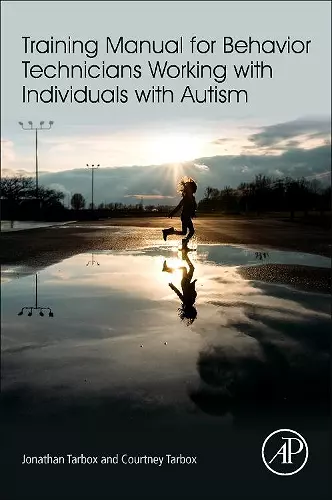 Training Manual for Behavior Technicians Working with Individuals with Autism cover