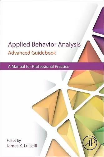 Applied Behavior Analysis Advanced Guidebook cover