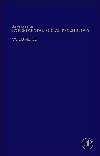 Advances in Experimental Social Psychology cover