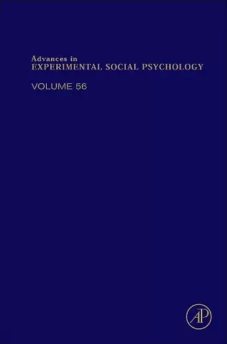 Advances in Experimental Social Psychology cover