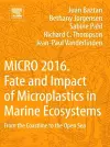 MICRO 2016: Fate and Impact of Microplastics in Marine Ecosystems cover