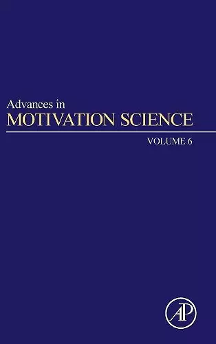 Advances in Motivation Science cover