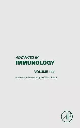 Advances in Immunology in China - Part A cover