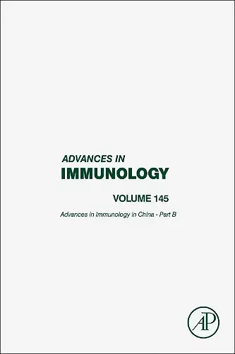 Advances in Immunology in China - Part B cover