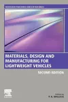 Materials, Design and Manufacturing for Lightweight Vehicles cover