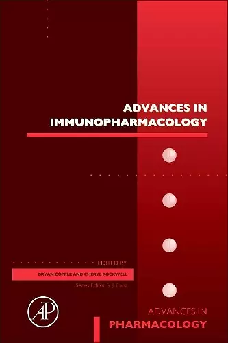 Advances in Immunopharmacology cover