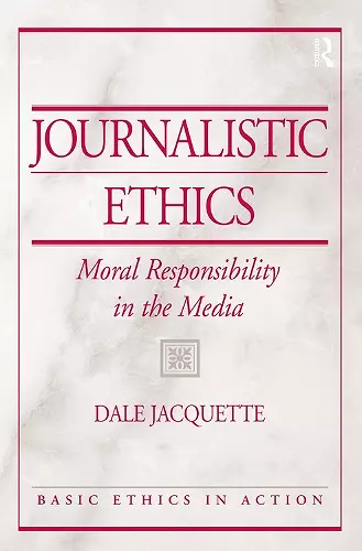 Journalistic Ethics cover