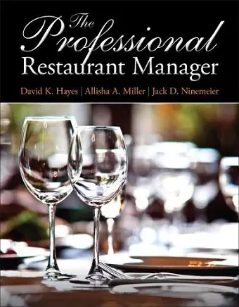 Professional Restaurant Manager, The cover