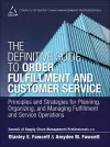 Definitive Guide to Order Fulfillment and Customer Service, The cover