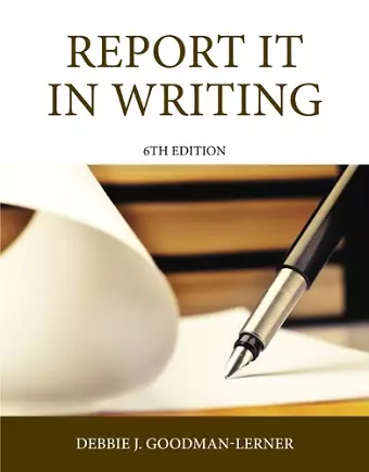 Report It in Writing cover